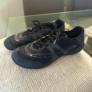 Black Infiniti cheer shoes, size 7.5 women’s